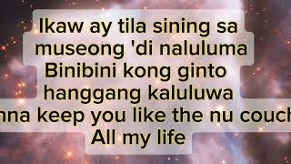 Dionela  Sining Lyrics Ft JayR [upl. by Aiuqram796]