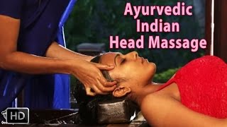 Ayurvedic Indian Head Massage  SIRO DHARA  Worlds best Head Massage for Relaxation amp Stress [upl. by Einahpts]