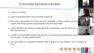 Entrevista Diagnóstico social y biocultural en la comunidad campesina [upl. by Roon933]