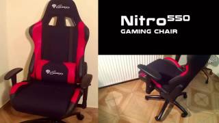 Genesis Nitro 550 Gaming Chair  Review  Greek [upl. by Nosreh399]