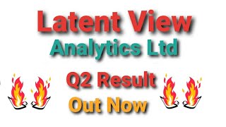 Latent View Analytics Limited  Q2 Result  धमाका कर दिया [upl. by Fullerton]