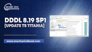 DETROIT DIESEL DIAGNOSTIC LINK 819 SP1 UPDATE TS TITANIA [upl. by Garbers]