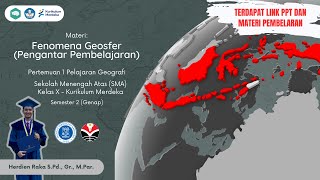 RANGKUMAN MATERI GEOGRAFI KELAS X SMA SEMESTER 2 KURIKULUM MERDEKA [upl. by Ereveniug]