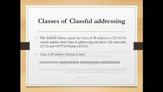 IP address classes Classful and Classless Addressing [upl. by Mairb266]