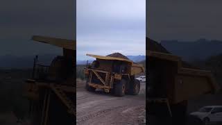 coal mining super large transport equipment dumptruck Caterpillar 794ac heavyequipment bigdigger [upl. by Delphina]