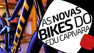 As novas bikes do Edu Capivara Gravel e full suspension da Scott Pedaleria [upl. by Sharla]