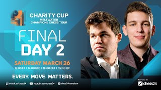 Champions Chess Tour Charity Cup  Day 8  Commentary by D Howell J Houska amp Kaja Snare [upl. by Draw]