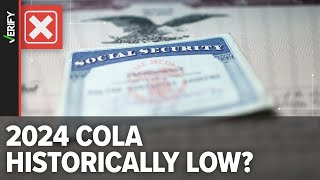 Social Security COLA 2024 How much benefits will increase [upl. by Atenahs]