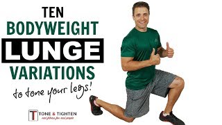 10 Lunge Variations To Tone and Sculpt Your Legs [upl. by Enella]