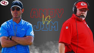 Andy Reid Welcomes Jim Harbaugh To The AFC West Expect A Chess Match Between The Two [upl. by Nared]