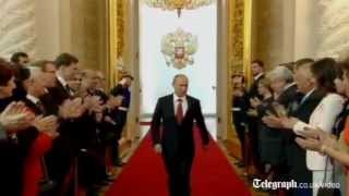 Vladimir Putin sworn in as Russian President at Kremlin ceremony [upl. by Ruhtua964]