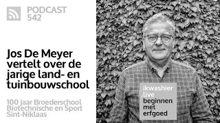 Broederschool Biotechnische amp Sport 100 jaar  Jos De Meyer  Beginnen met erfgoed 542 [upl. by Rennob]