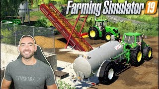 LISIER ET MOISSON SUR AGRIFRANCE V3  😁  Farming simulator 19 [upl. by Marlea]