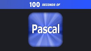 Pascal in 100 Seconds [upl. by Ahsemed]