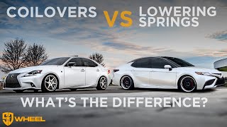 Suspension Talk Coilovers vs Lowering Springs [upl. by Michon]