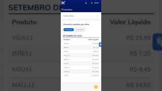 DIVIDENDO DE SETEMBRO bolsadevalores dividendos investimentos fundosimobiliarios shortsviral [upl. by Esom752]