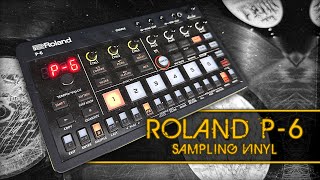 ROLAND P6 SAMPLING VINYL LOFI BOOM BAP BEAT MAKING [upl. by Sreip]