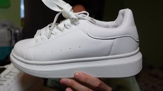 Alexander McQueen Sneakers From DHGate  Review  On Foot [upl. by Kaete]