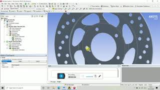 Analysis of brake disc [upl. by Atoked805]