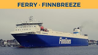 Arrival of ferry FINNBREEZE Travemünde Finnlines [upl. by Sitnerp]