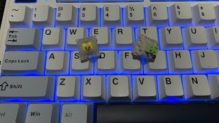 Switch Comparison  Gateron Milky yellow pros vs Leobog Reaper switches [upl. by Lanny]