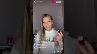 Mads Lewis ig live Doing her makeup June 19 [upl. by Gilbertson]