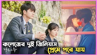 কলেজের দুই জিনিয়াস প্রেমে পরে  Movie Explain In Bangla  Romantic  JHUM Explanation 2 [upl. by Aissac]