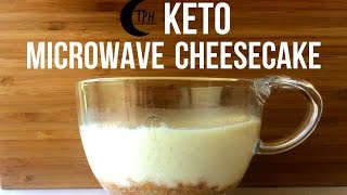 Keto Mug Cheesecake  LowCarb Microwave Cheesecake Recipe [upl. by Eboh]