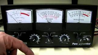 Astatic 600 Para Dynamics 3 Window SWR Wattage Modulation CB Meter Overview [upl. by Bill212]