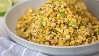 How To Make MexicanInspired Grilled Corn Salad with Cotija [upl. by Dyl911]