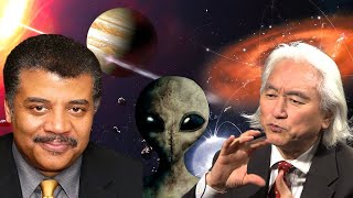 Levels of civilization the possibility of Aliens with Neil deGrasse Tyson and Michio Kaku [upl. by Auqkinahs386]