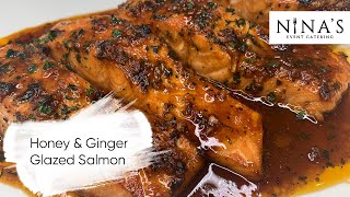 Honey amp Ginger Glazed Salmon  Easy Salmon Recipe [upl. by Nylemaj]