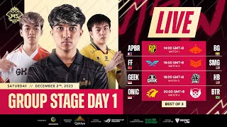 LIVE  DAY 1  M5 World Championship Group Stage  ENG [upl. by Alfonse]