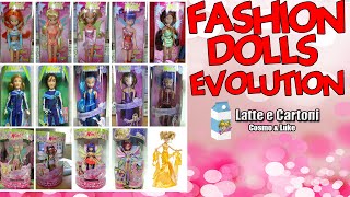 WINX CLUB Levoluzione delle Fashion Dolls 2003  2016 [upl. by Ewolram]