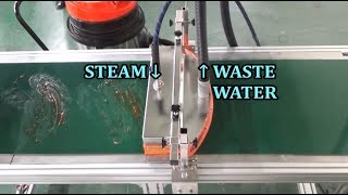 Amazing Conveyor System Cleaner Steam amp Vacuum [upl. by Enilrem317]