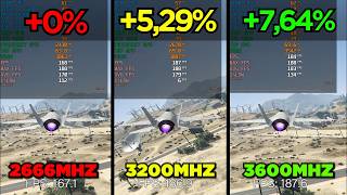 MEMORIA RAM 2666MHZ VS 3200MHZ VS 3600MHZ [upl. by Ibrek311]