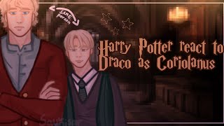 Harry Potter react to Draco Malfoy as Coriolanus Snow ❄️UNFINISHED‼️ [upl. by Aivlis]