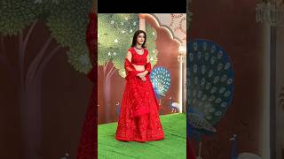 Shanaya Kapoor Stunning In Red Lehenga At Anant Ambani Ashirwad Ceremony❤️😘 followme likme video [upl. by Githens]