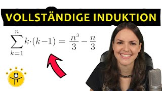 BEWEIS durch vollständige Induktion – Summe Summenzeichen Beispiel [upl. by Roskes411]