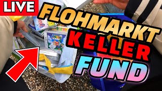 LIVE Flohmarkt Action  Wahnsinns Nintendo Kellerfund auf dem Hofflohmarkt  Gameboy Reselling [upl. by Bernie]