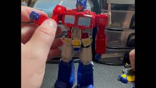 TRANSFORMERS MDLX quotOptimus Prinequot Animation Color Review [upl. by Magdau]