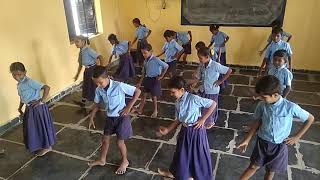 a aa e ee kannada nali kali dance G H P S hirehadligi school ballary [upl. by Edveh72]