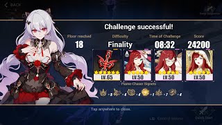 Elysian Realm 75 Phase 1 Finality VillV Boss  Lunar Vow  Crimson Love Gameplay [upl. by Fredela]