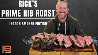 Ricks Prime Rib Recipe  GE Profile Smart Indoor Smoker [upl. by Takakura]