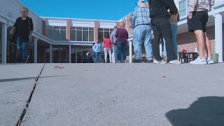 Westerville polling location running on backup generator after transformer blows [upl. by Barncard]