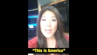 quotThis is Americaquot  Nydia Hans Reaction Video Against Racist Driver in Philly [upl. by Proudman448]