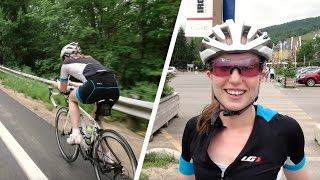 180KM BIKE AROUND IRONMAN MONT TREMBLANT COURSE [upl. by Aridni]