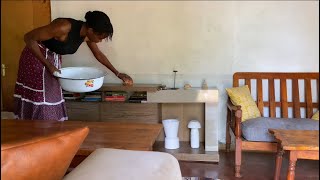 Homemaking in the Kenyan Countryside 🌸🏡 Slow living vlog🧚 Baking  Cleaning  Laundry [upl. by Yklam]