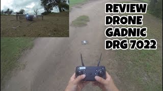 REVIEW DRONE GADNIC DRG 7022  DRONE DRG7022 CON CÁMARA FULL HD [upl. by Nollat595]