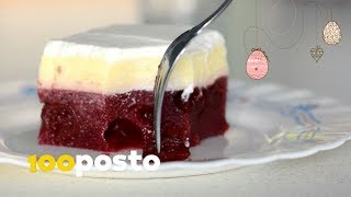 Recept Uskršnji kolač od višanja bez pečenja 100posto BUBBLE [upl. by Melia]